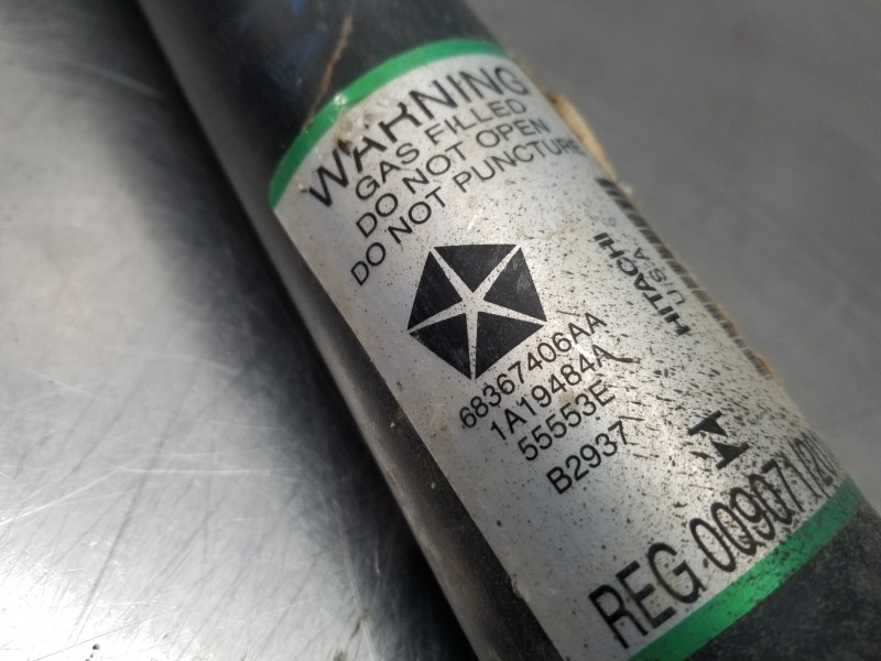 Recambio de amortiguador trasero derecho para jeep gr. cherokee iv 4x4 referencia OEM IAM 68380328AA 68367406AA 