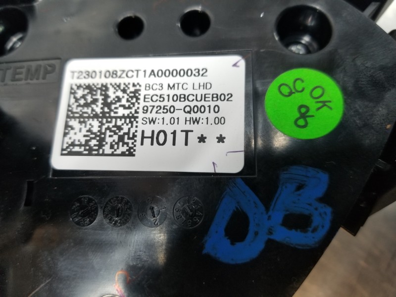 Recambio de mando climatizador para hyundai i20 iii active referencia OEM IAM 97250Q0010  