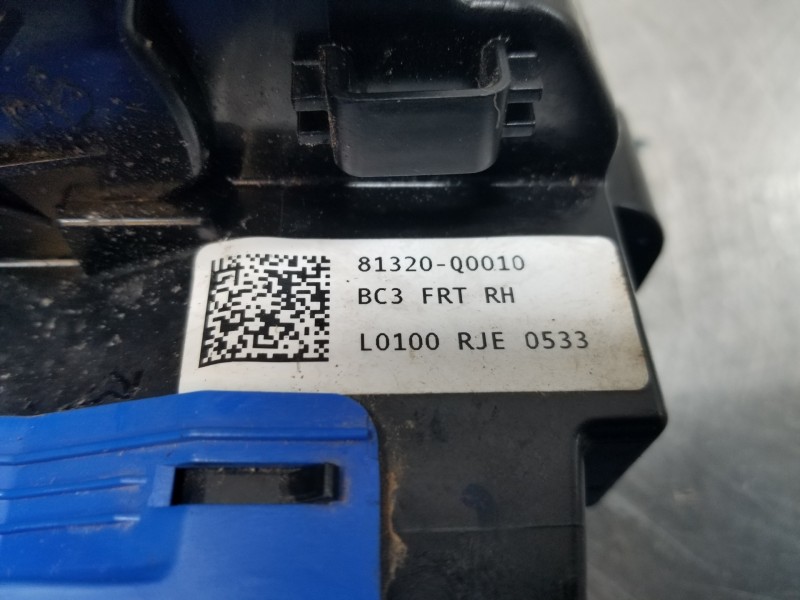 Recambio de cerradura puerta delantera derecha para hyundai i20 iii active referencia OEM IAM 81320Q0010   Recambio de cerradura puerta delantera derecha para hyundai i20 iii active referencia OEM IAM 81320Q0010