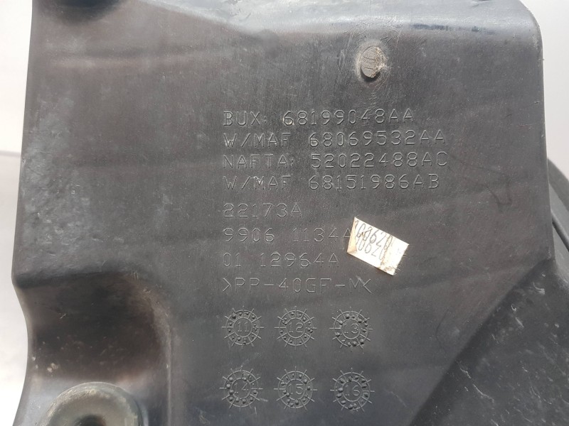 Recambio de filtro aire para jeep gr. cherokee iv 4x4 referencia OEM IAM 68213830AA 68199048AA 69069532AA