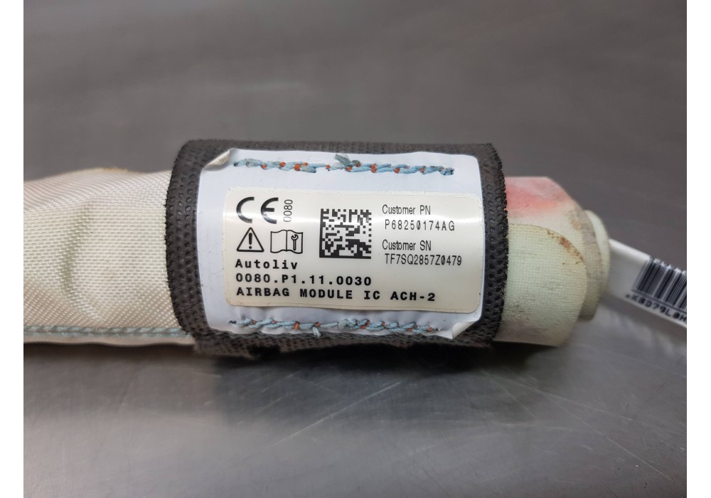 Recambio de airbag cortina delantero izquierdo para jeep gr. cherokee iv 4x4 referencia OEM IAM P68250174AG  