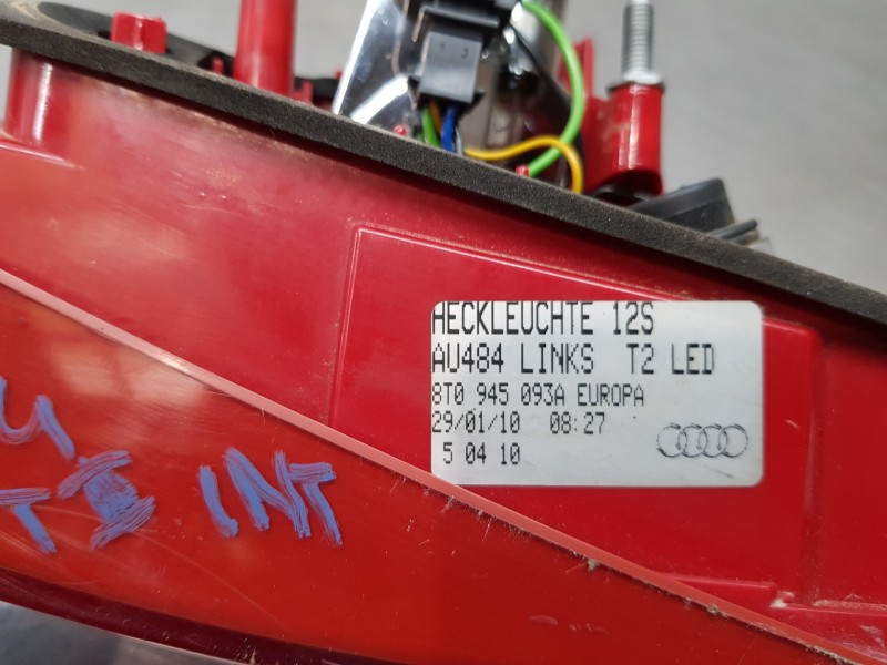 Recambio de piloto trasero izquierdo interior para audi a5 coupe (8t) coupe referencia OEM IAM 8T0945093A  