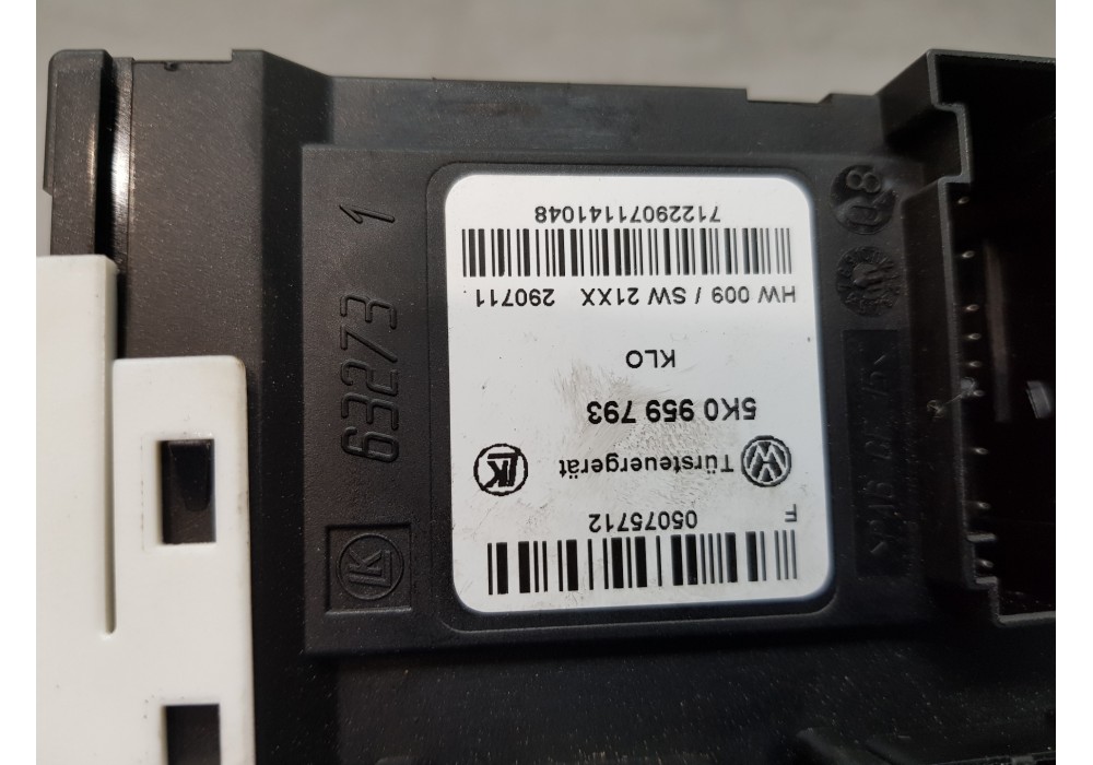 Recambio de motor elevalunas delantero izquierdo para volkswagen golf vi (5k1) advance referencia OEM IAM 5K0959701JZ03 5K095979 Recambio de motor elevalunas delantero izquierdo para volkswagen golf vi (5k1) advance referencia OEM IAM 5K0959701JZ03 5K095979