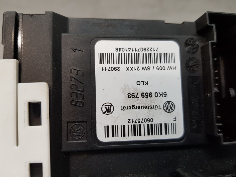 Recambio de motor elevalunas delantero izquierdo para volkswagen golf vi (5k1) advance referencia OEM IAM 5K0959701JZ03 5K095979 Recambio de motor elevalunas delantero izquierdo para volkswagen golf vi (5k1) advance referencia OEM IAM 5K0959701JZ03 5K095979