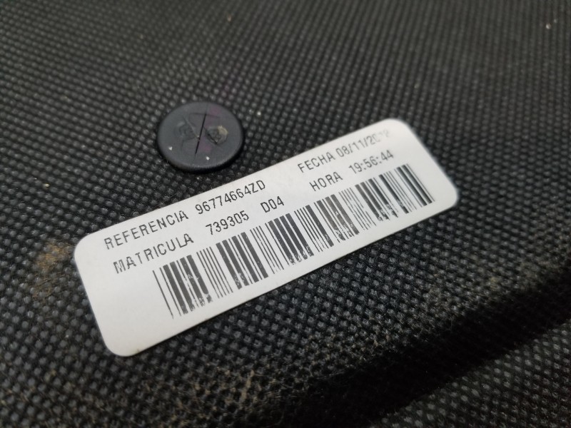 Recambio de bandeja trasera para citroen c4 grand picasso spacetourer referencia OEM IAM 98339600ZD 9677868180 