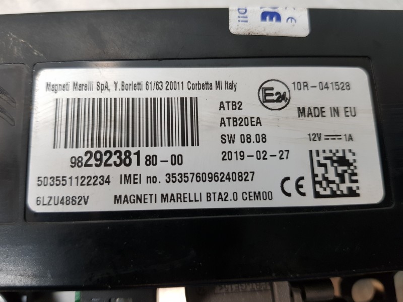 Recambio de modulo electronico para citroen c4 grand picasso exclusive referencia OEM IAM 9829238180   Recambio de modulo electronico para citroen c4 grand picasso exclusive referencia OEM IAM 9829238180