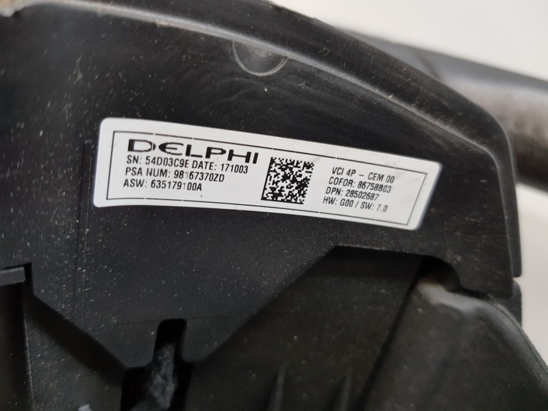 Recambio de volante para citroen c4 grand picasso exclusive referencia OEM IAM 98170713ZD 98167370ZD 