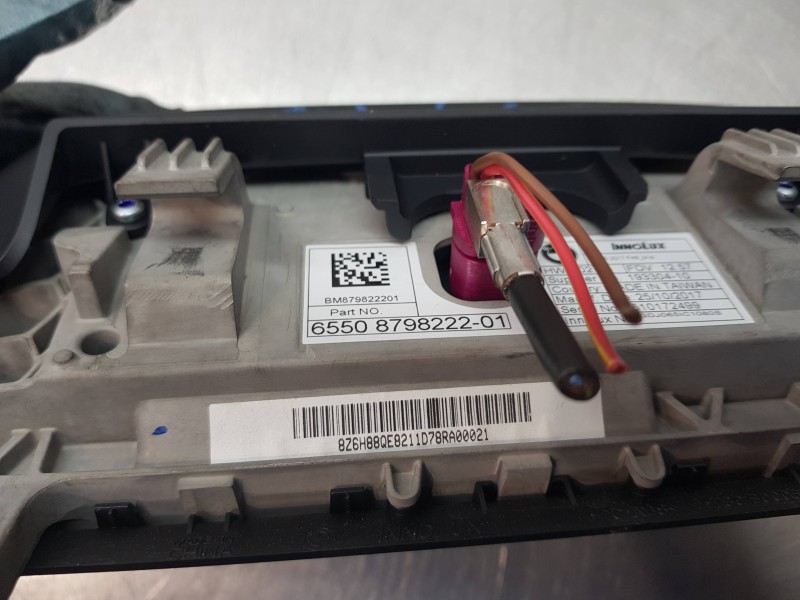 Recambio de pantalla multifuncion para bmw x1 (f48) sdrive referencia OEM IAM 65508798222 8798222 