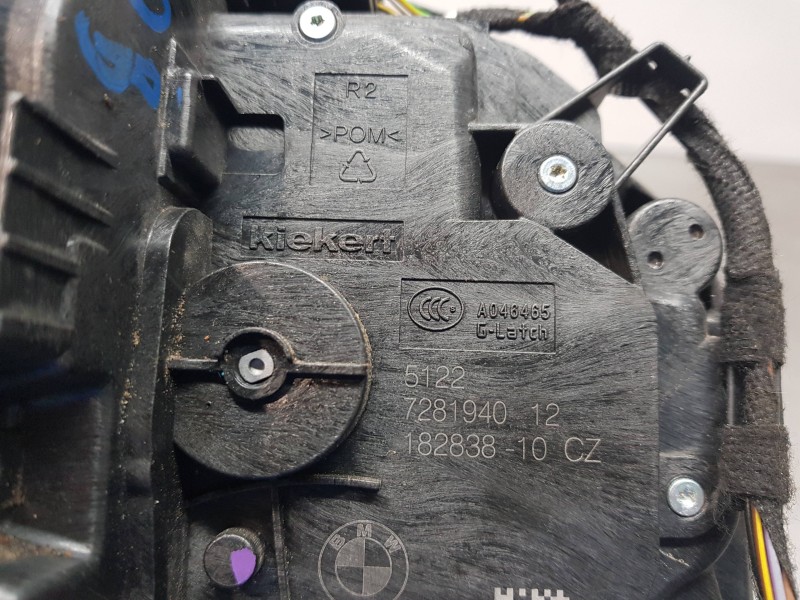 Recambio de cerradura puerta trasera derecha para bmw x1 (f48) sdrive referencia OEM IAM 51227281940  