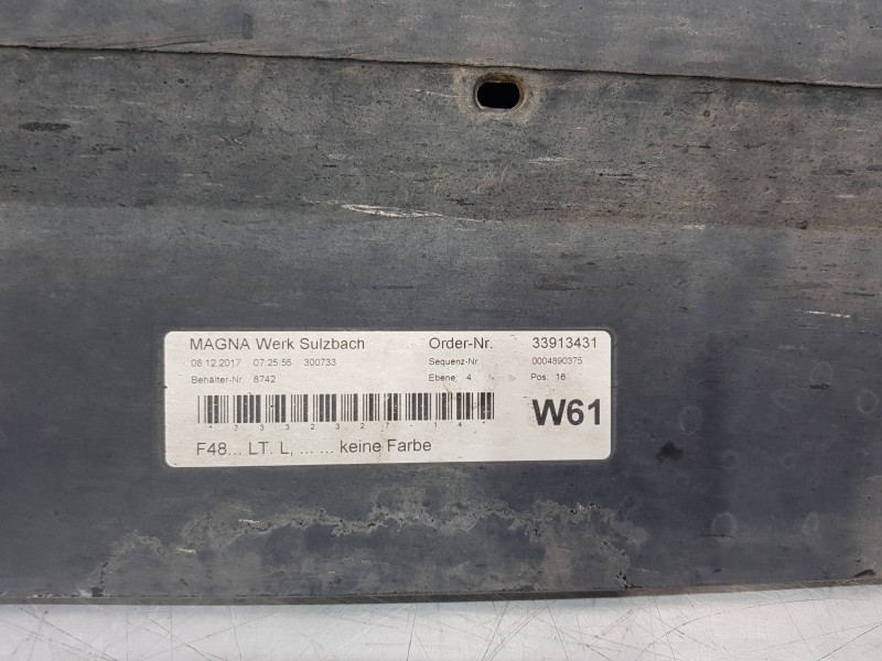 Recambio de faldon lateral para bmw x1 (f48) sdrive referencia OEM IAM 51777332327  