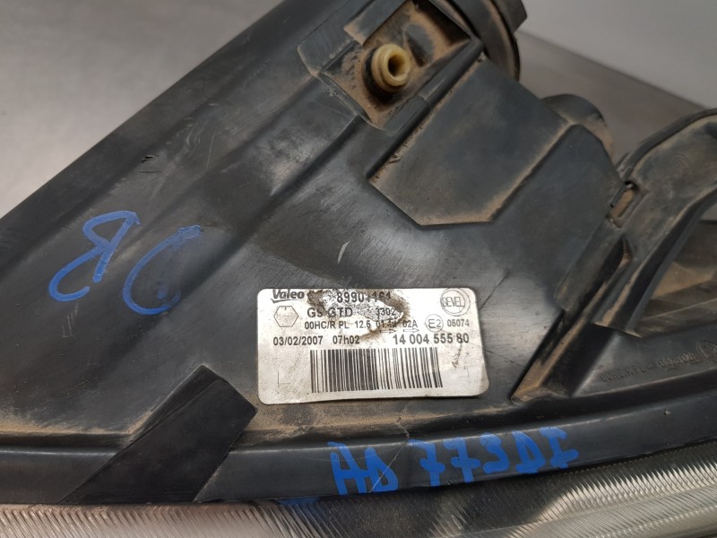 Recambio de faro izquierdo para citroen jumpy combi referencia OEM IAM 1400455580  