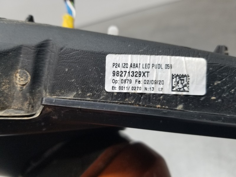 Recambio de retrovisor izquierdo para peugeot 2008 (p2) bluehdi referencia OEM IAM 98271329XT   Recambio de retrovisor izquierdo para peugeot 2008 (p2) bluehdi referencia OEM IAM 98271329XT