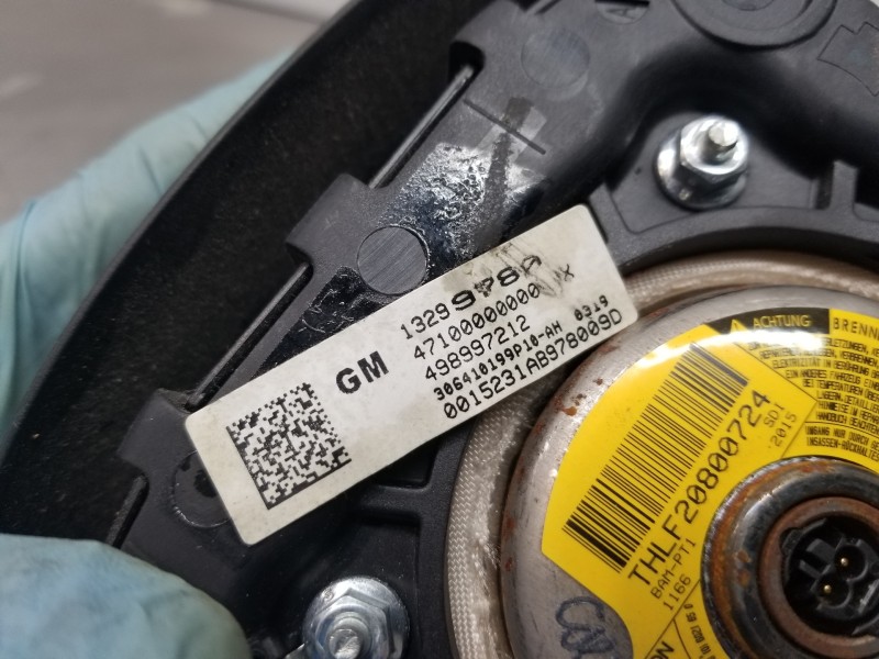 Recambio de airbag delantero izquierdo para opel zafira tourer c referencia OEM IAM 13299780  