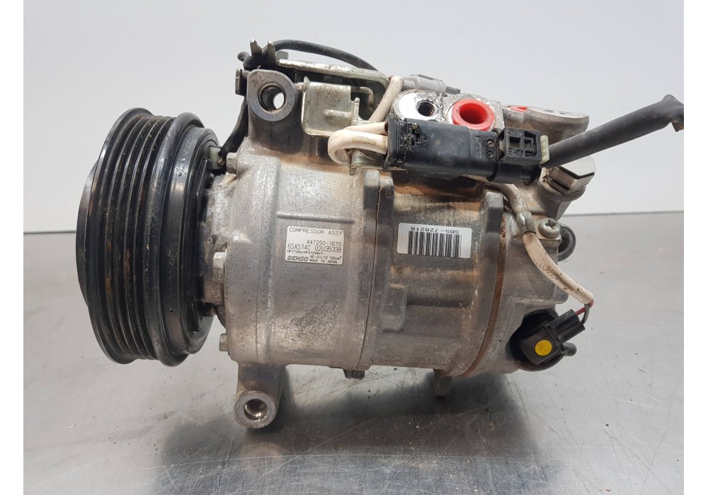 Recambio de compresor aire acondicionado para mercedes clase gla (w156) 200 d referencia OEM IAM A0008303502 4472501670 