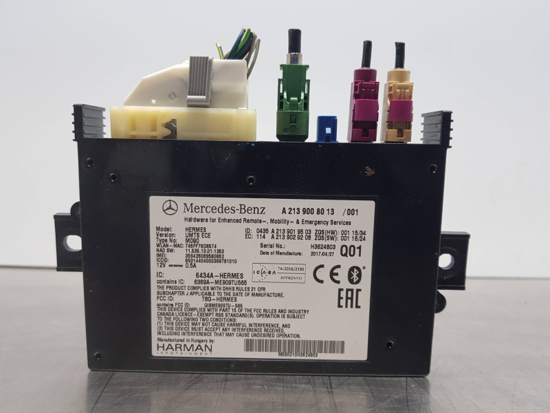 Recambio de modulo electronico para mercedes clase gla (w156) 200 d referencia OEM IAM A2139008013  