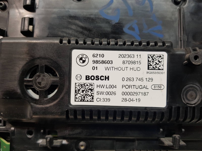 Recambio de cuadro instrumentos para bmw serie 3 berlina (g20) sport referencia OEM IAM 62109858603 0263745129 