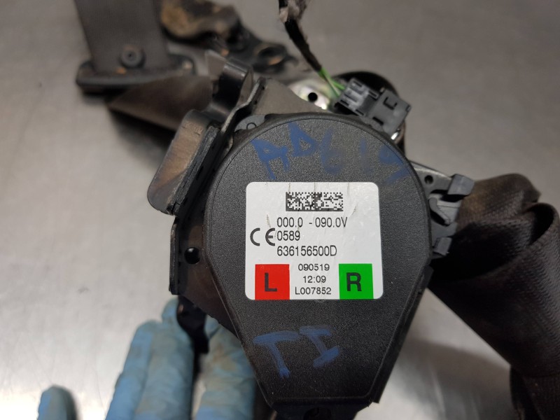 Recambio de cinturon seguridad trasero izquierdo para bmw serie 3 berlina (g20) sport referencia OEM IAM 72117496263 636156500D 