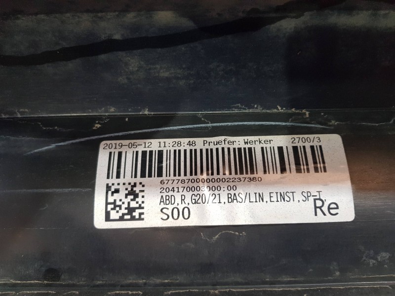 Recambio de faldon lateral para bmw serie 3 berlina (g20) sport referencia OEM IAM 51778493952  