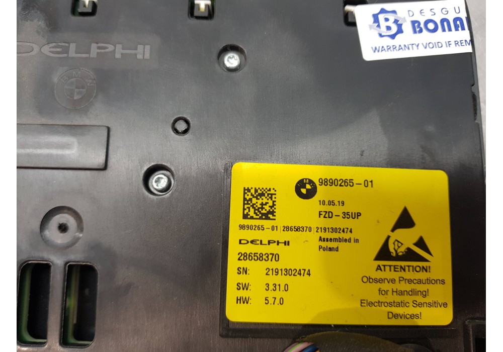 Recambio de luz interior para bmw serie 3 berlina (g20) sport referencia OEM IAM 61315A0F613 9890265 28658370