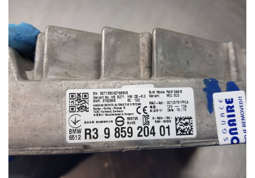 Recambio de amplificador de audio para bmw serie 3 berlina (g20) sport referencia OEM IAM 65129859204 9859204 