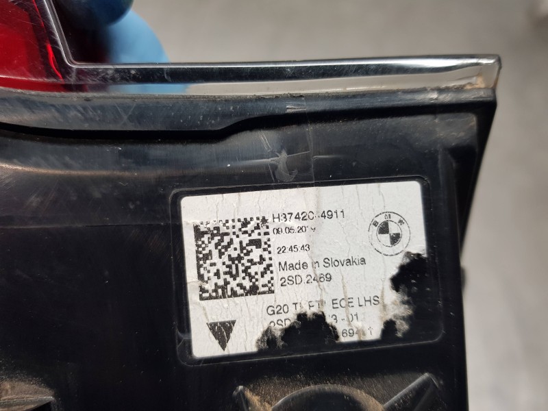 Recambio de piloto trasero izquierdo para bmw serie 3 berlina (g20) sport referencia OEM IAM 63217420449  