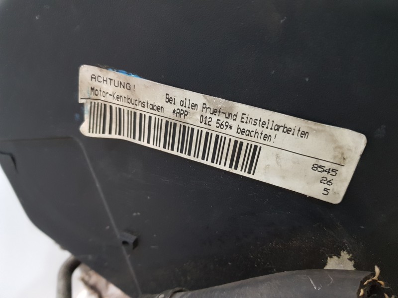 Recambio de motor completo para audi tt (8n3/8n9) ambition referencia OEM IAM APP   Recambio de motor completo para audi tt (8n3/8n9) ambition referencia OEM IAM APP