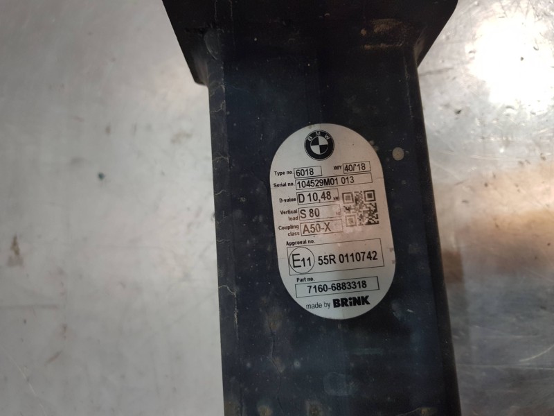 Recambio de enganche remolque para bmw x2 (f39) xdrive referencia OEM IAM 71606888477 71606883318 