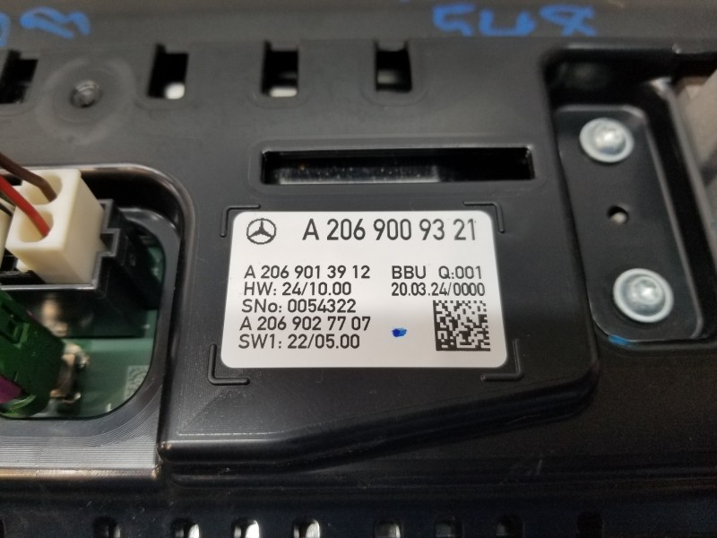 Recambio de cuadro instrumentos para mercedes clase c (w206) 220 d referencia OEM IAM   