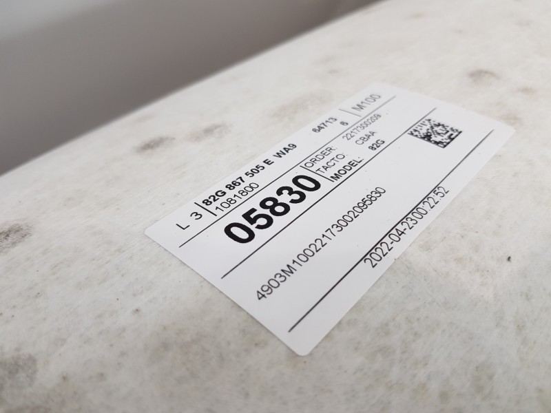 Recambio de techo interior para audi a1 sportback (gba) ego referencia OEM IAM 82G867505E 82G867505EWA9 