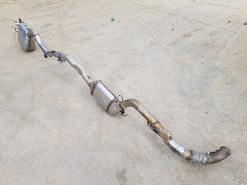 Recambio de tubo escape completo para mercedes clase c (w206) 220 d referencia OEM IAM A2134905905 A2064914300 