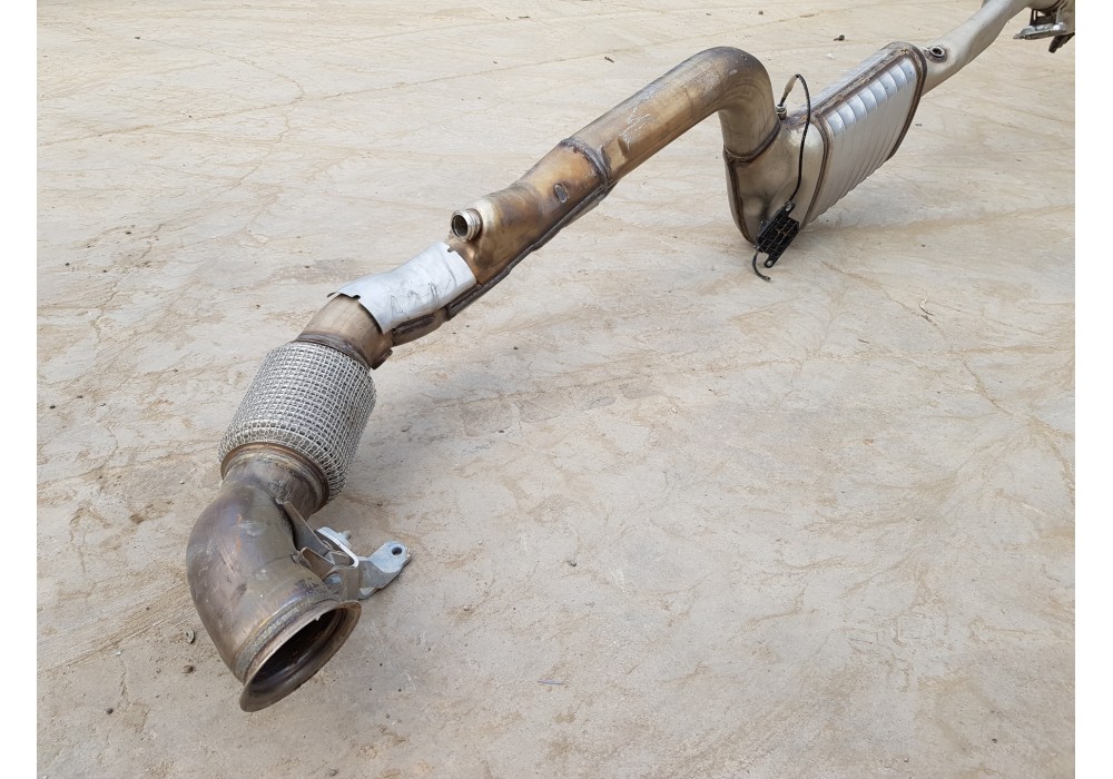 Recambio de tubo escape completo para mercedes clase c (w206) 220 d referencia OEM IAM A2134905905 A2064914300 