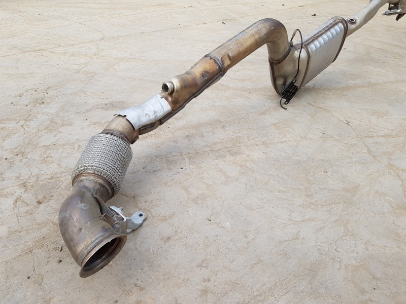 Recambio de tubo escape completo para mercedes clase c (w206) 220 d referencia OEM IAM A2134905905 A2064914300 