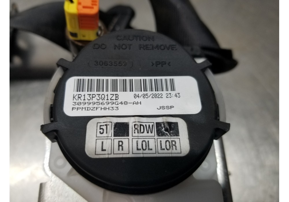 Recambio de cinturon seguridad trasero derecho para audi a1 sportback (gba) ego referencia OEM IAM 82A857805B041 309995699G48 82