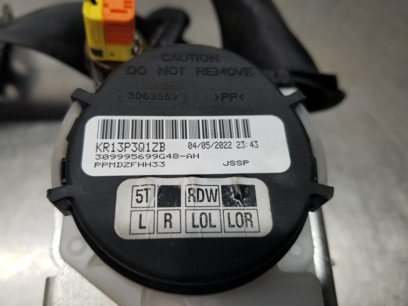 Recambio de cinturon seguridad trasero derecho para audi a1 sportback (gba) ego referencia OEM IAM 82A857805B041 309995699G48 82