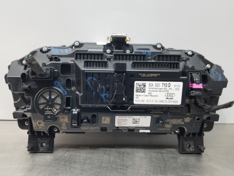 Recambio de cuadro instrumentos para audi a1 sportback (gba) ego referencia OEM IAM 82A920710D A3C0780790201 