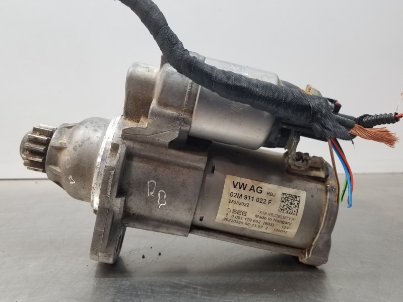 Recambio de motor arranque para audi a1 sportback (gba) ego referencia OEM IAM 02M911022F  