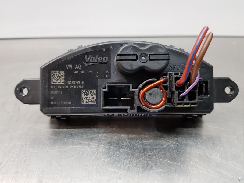 Recambio de resistencia calefaccion para audi a1 sportback (gba) ego referencia OEM IAM 5WA907521  