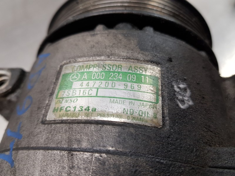 Recambio de compresor aire acondicionado para mercedes clase e (w210) berlina elegance referencia OEM IAM A0002340911 A000234630 Recambio de compresor aire acondicionado para mercedes clase e (w210) berlina elegance referencia OEM IAM A0002340911 A000234630