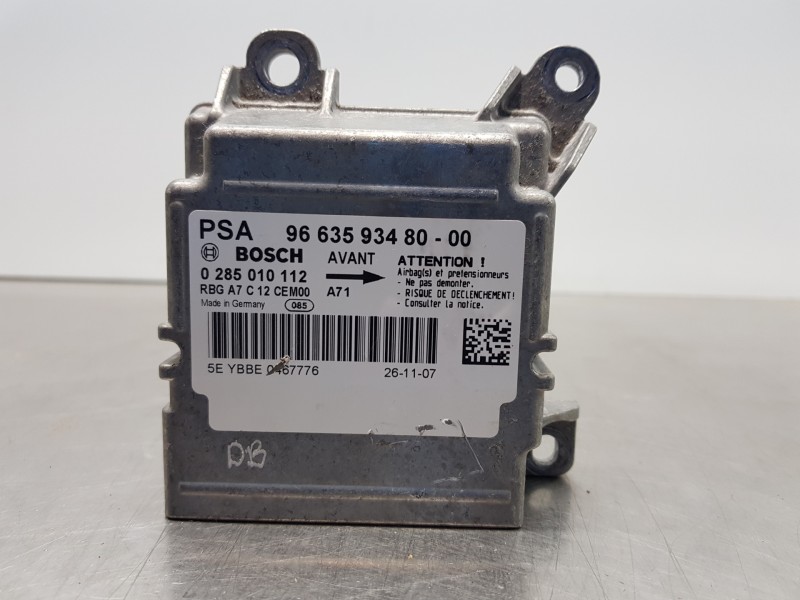 Recambio de centralita airbag para peugeot 207 premium referencia OEM IAM 9663593480 0285010112 