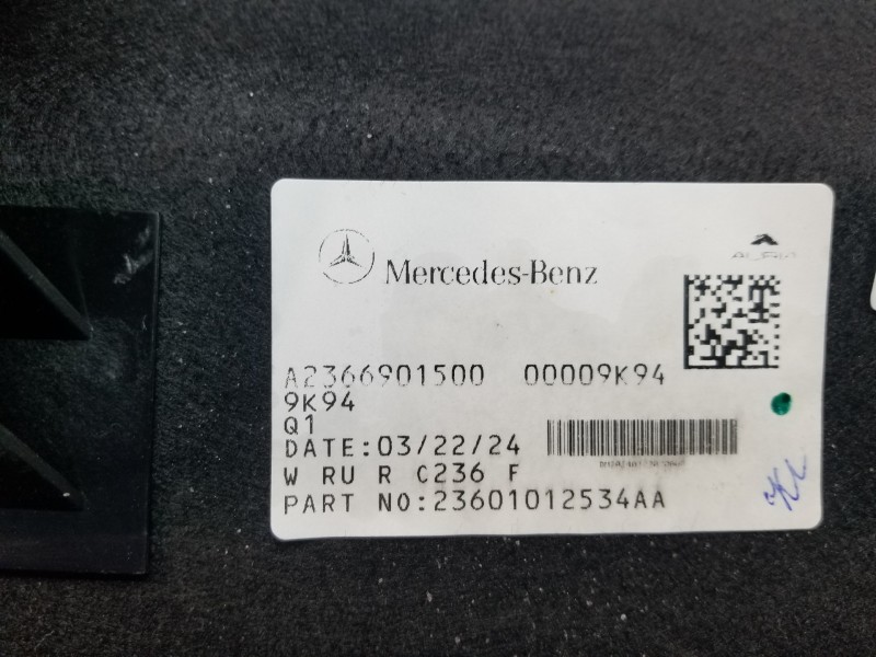 Recambio de bandeja trasera para mercedes clase c (w206) 220 d referencia OEM IAM A2366901500 A2366901500 