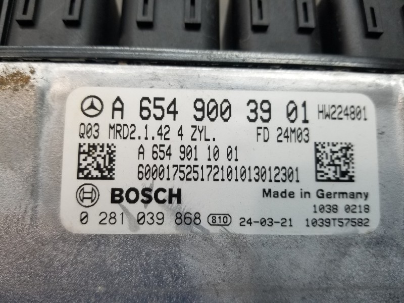 Recambio de centralita motor uce para mercedes clase c (w206) 220 d referencia OEM IAM A6549003901 A6549011001 0281039868