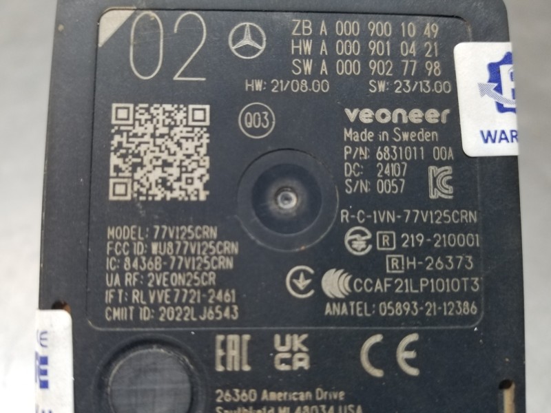 Recambio de modulo electronico para mercedes clase c (w206) 220 d referencia OEM IAM A0009001049 A0009010421 