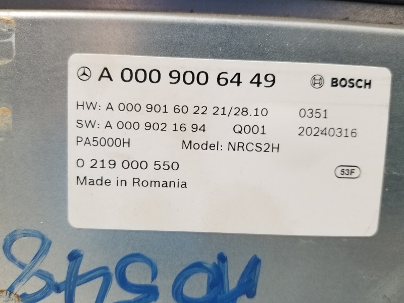 Recambio de modulo electronico para mercedes clase c (w206) 220 d referencia OEM IAM A0009006449 A0009016022 
