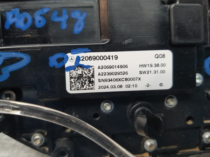 Recambio de interruptor de asiento para mercedes clase c (w206) 220 d referencia OEM IAM A2069000419 A2069014906 