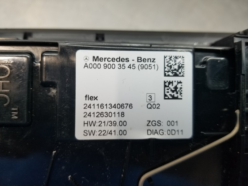 Recambio de luz interior para mercedes clase c (w206) 220 d referencia OEM IAM A00090035459051 A0009003545 