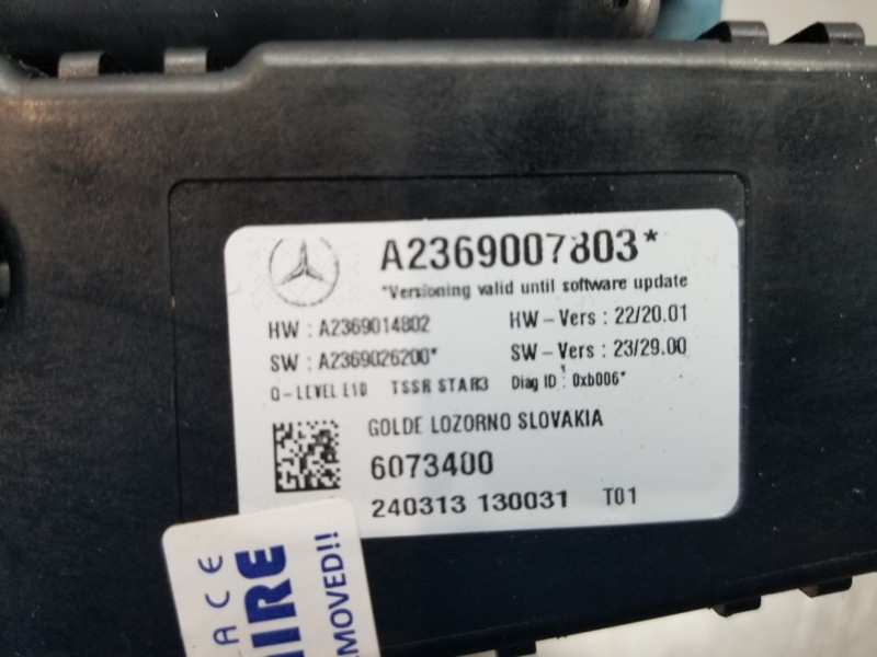 Recambio de motor techo electrico para mercedes clase c (w206) 220 d referencia OEM IAM A2369007803  