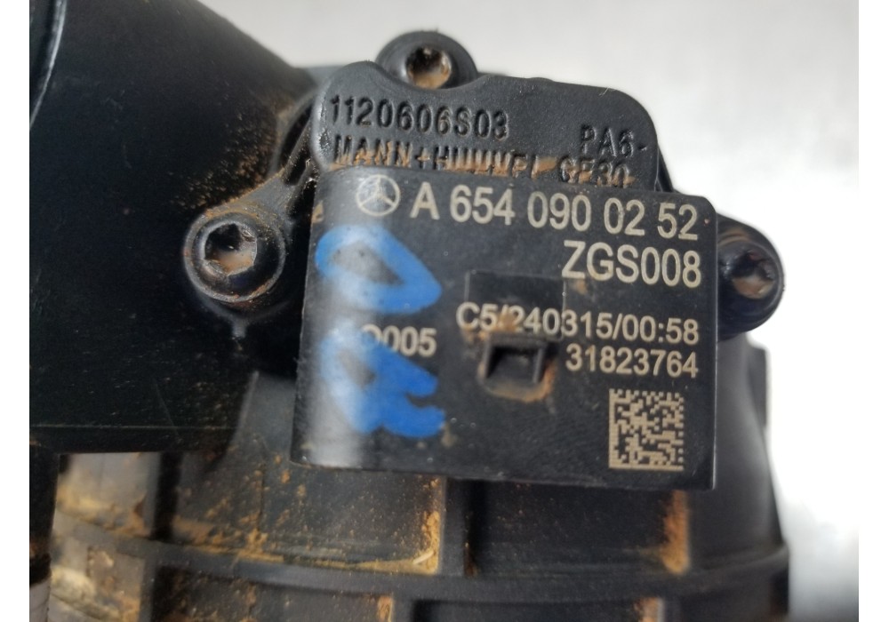 Recambio de soporte filtro gasoil para mercedes clase c (w206) 220 d referencia OEM IAM A6540900252 A6540900252 