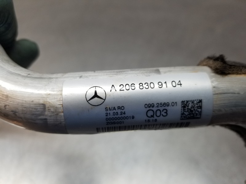 Recambio de tubos aire acondicionado para mercedes clase c (w206) 220 d referencia OEM IAM A2068309104  