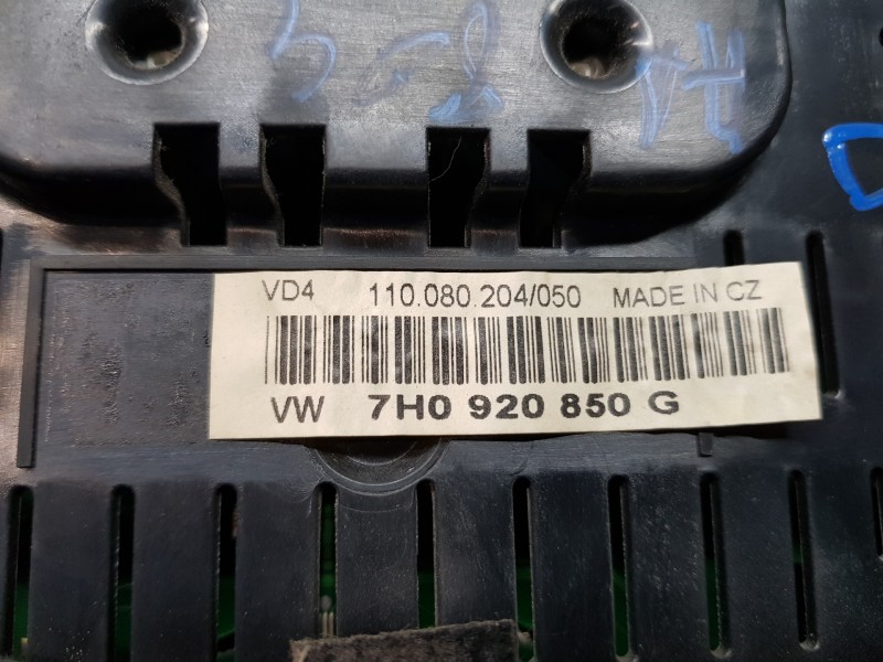 Recambio de cuadro instrumentos para volkswagen t5 transporter/furgoneta kombi referencia OEM IAM 7H0920850G 7H0920850GXZ03 