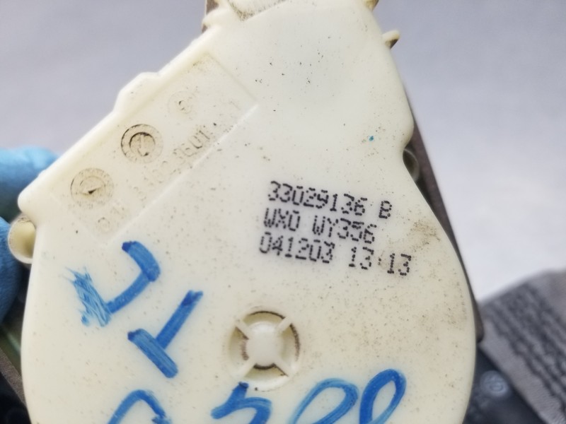 Recambio de cinturon seguridad trasero izquierdo para volkswagen t5 transporter/furgoneta kombi referencia OEM IAM 7H9857811RAG 